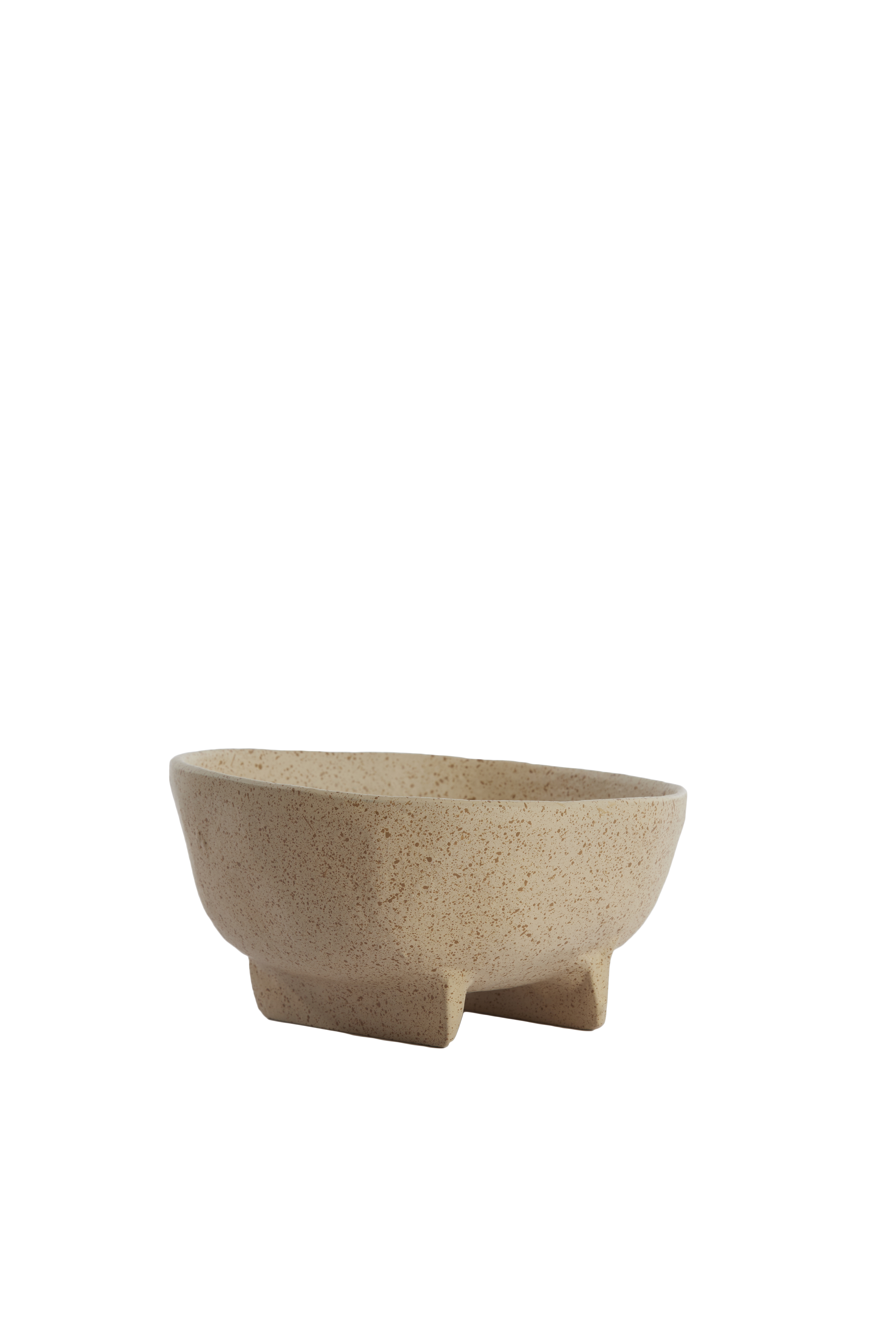 6612682 | Schaal op voet Rosana S - zand | Light & Living - Binnenkort verwacht!