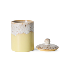 KST0318 | 70s ceramics: jar, custard | HKliving - Eind oktober verwacht!