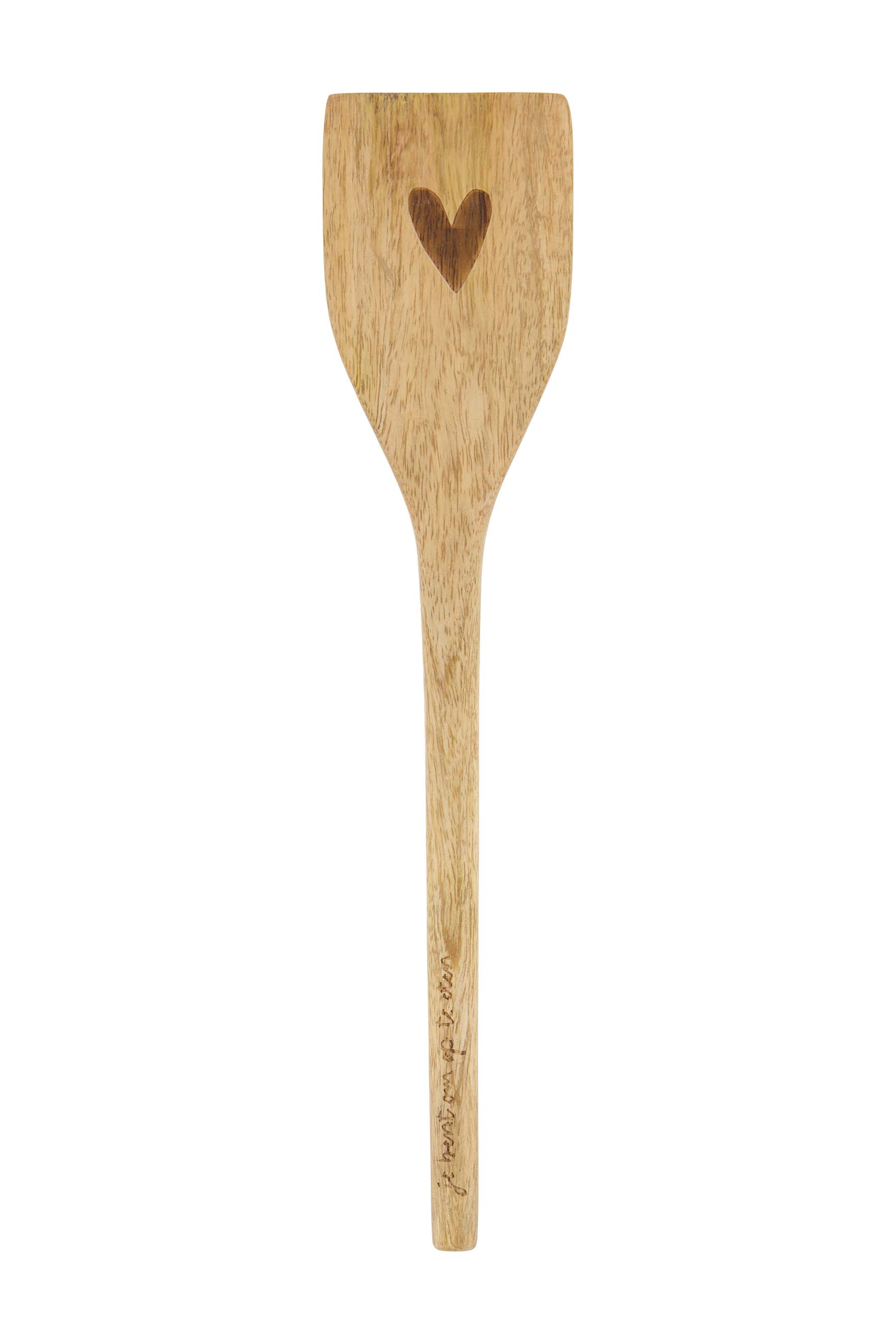 Spatel hout hartje - naturel | Zusss