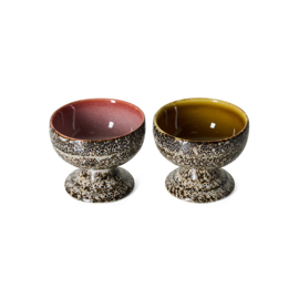 KST0355 | 70s ceramics: medium coupes, brew variation (set of 2) | HKliving - Medio oktober verwacht!