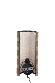 3128881 | Wandlamp 15x10x30 cm VERDANTIA - olijfgroen | Light & Living