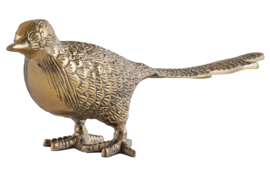 801195-B | Ornamental bird - metaal antique brass | BePureHome 