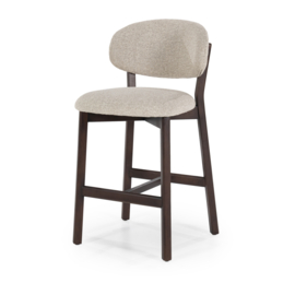 96259 | Barstoel Mikky - bruin/taupe | Eleonora