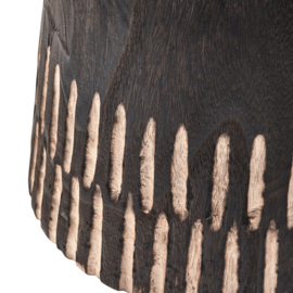 377354-B | Pieter kruk - hout donkerbruin | WOOOD Exclusive