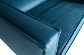 800541-45 | Rodeo fauteuil - velvet blue | BePureHome