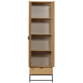 373384-E | Silas hoge kast - eiken decor [fsc] | WOOOD