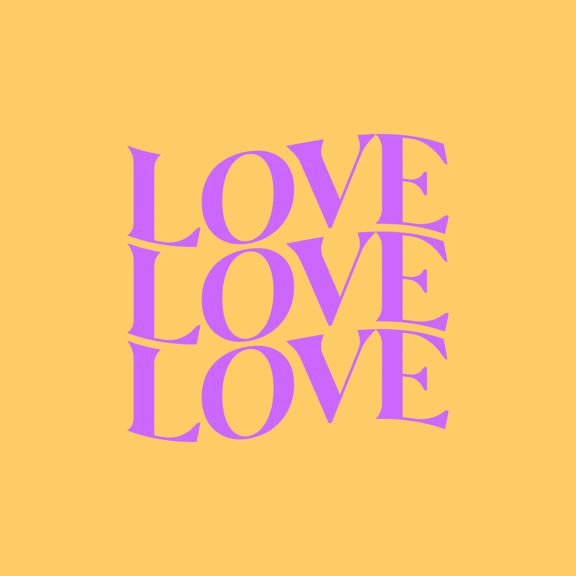 TE2991 | Tegeltje love love love | HomeBound by KY