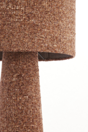 1891979 | Vloerlamp Ø38x180 cm MICKY - bouclé burgundy | Light & Living (alleen afhalen)