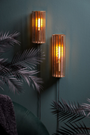 3120718 | Wandlamp STRØBY 13x13x41 cm - antiek brons | Light & Living