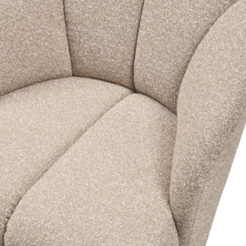 377463-EM | Mojo draaifauteuil - bouclé beige melange | WOOOD