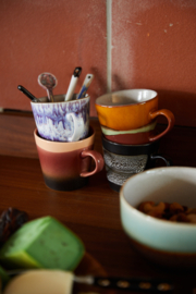 ACE7226 | 70s ceramics: americano mugs, Friction (set of 4) | HKliving