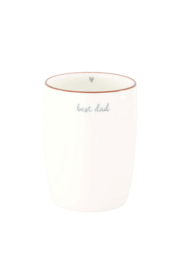 Koffiemok best dad - wit/blauw | Zusss