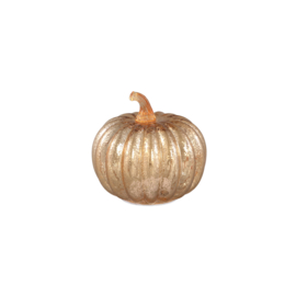 727763 | Pumpa glass pumpkin LED light S - gold | PTMD