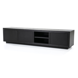 95721 | TV meubel Helsinki 200 cm 2-drs. 1 lade - zwart | Eleonora