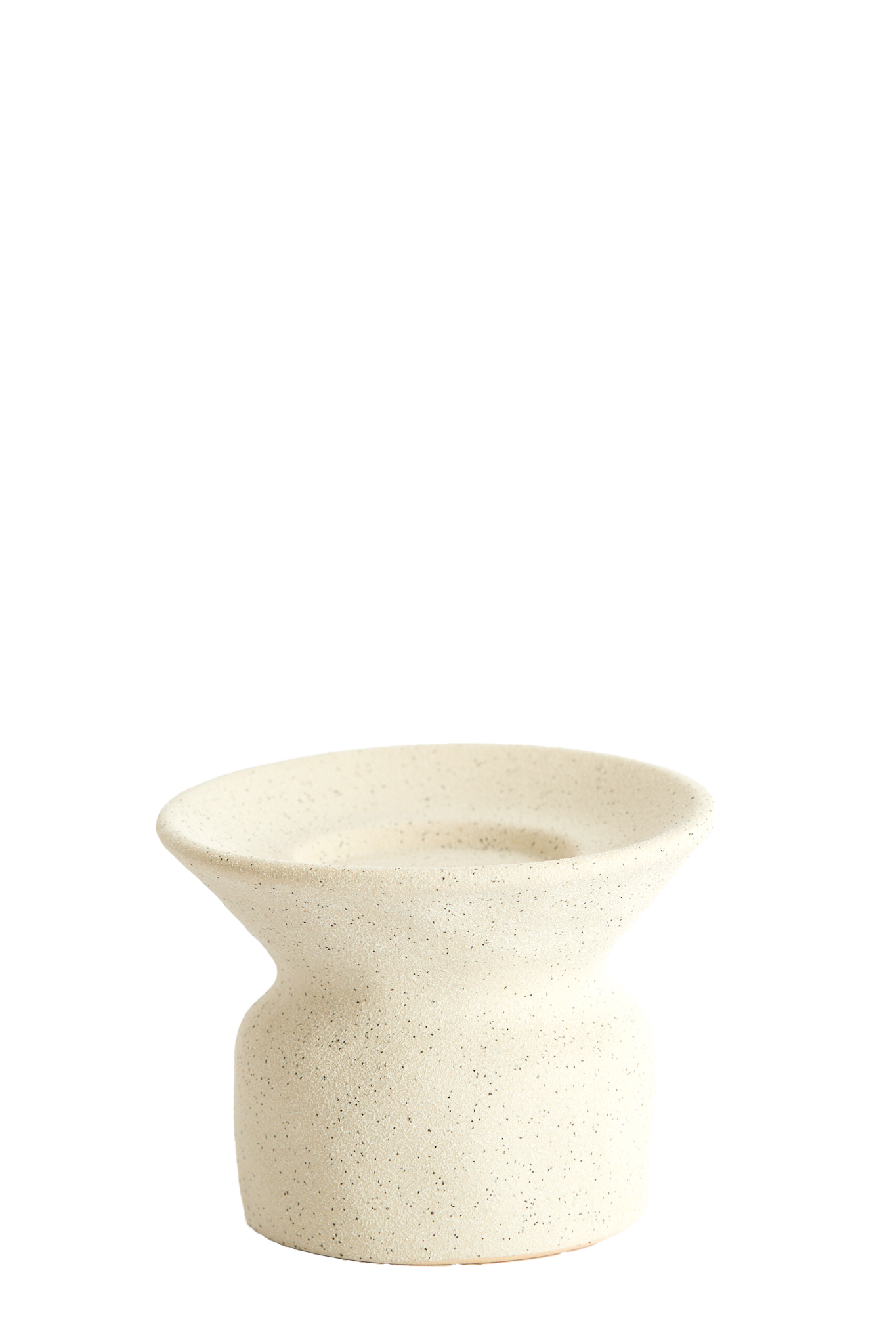 6079643 | Kandelaar Ø12x9 cm ATRANI - mat crème | Light & Living - Binnenkort verwacht!