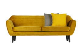 340451-O | Rocco sofa 187 cm - fluweel oker | WOOOD