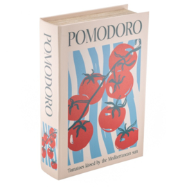 ZB0758 | Opbergboek koffietafel pomodoro 30x21cm | HomeBound by KY
