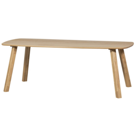 375097-TP | Tablo eettafel deens ovaal dl 180x100cm - eiken transparant [fsc] | WOOOD