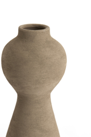 5789427 | Vaas deco Ø13x34 cm YECLA - taupe | Light & Living - Binnenkort verwacht!
