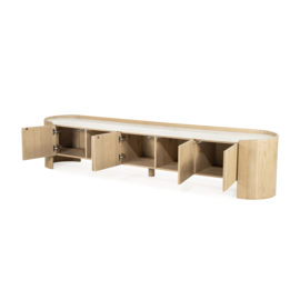 96366 | TV meubel Don 5-drs. - naturel | Eleonora