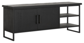 BT 438094 | Timeless Black TV meubel Beam No.2 small - 140 cm | DTP Home