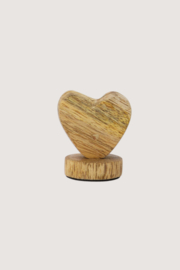 Kaartenstandaard hout hartje - naturel | Zusss - Binnenkort verwacht!!
