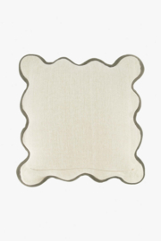 Kussen schulp 45x45cm - zand/antracietgrijs | Zusss 