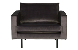 800541-79 | Rodeo fauteuil - velvet antraciet | BePureHome