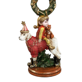 734924 | Noel candleholder - squirrel and dog | PTMD - Begin november verwacht!