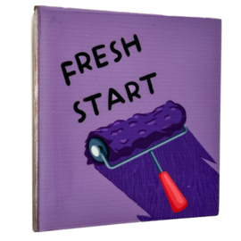 TE2742 | Tegeltje fresh start | HomeBound by KY