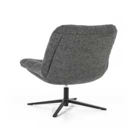  95579 | Fauteuil Danica - antraciet baquer | Eleonora