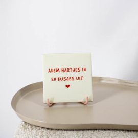 TE2908 | Tegeltje adem hartjes in | HomeBound by KY