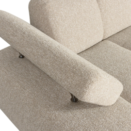 377459/60-EM | Mojo chaise longue element (links of rechts) - bouclé beige melange | WOOOD