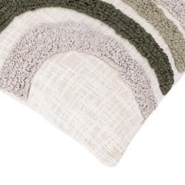 732682 | Ansen embroidery cushion rectangle - green | PTMD