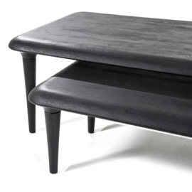 95752 | Salontafel set Jiska - zwart | Eleonora