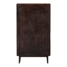 377571-B | Liya 2-deurs kast - mangohout donkerbruin | WOOOD
