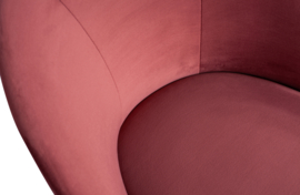 800748-C | Vogue fauteuil - fluweel chestnut | BePureHome