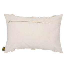 732684 | Rashel embroidery cushion rectangle - cream | PTMD