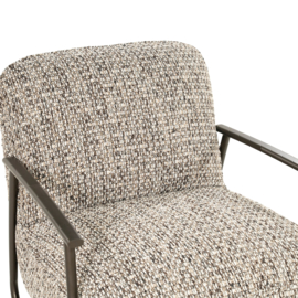96619 | Fauteuil Norel - taupe Vive | Eleonora
