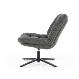  95579 | Fauteuil Danica - antraciet baquer | Eleonora