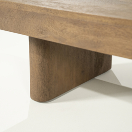 96426 | Salontafel Edward 130x60x31 - bruin | Eleonora