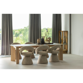 377619-N | Kella 1-deurs kast - mango hout naturel | WOOOD