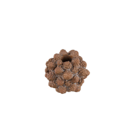 734639 | Yosiel pine cones ball candle holder - brown | PTMD 