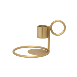 106067 | UNC candle holder double ring - Gold | Urban Nature Culture