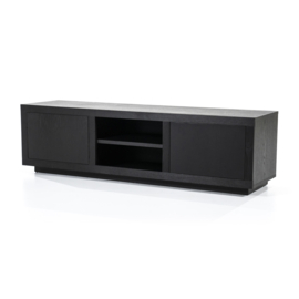 95720 | TV meubel Helsinki 160 cm 2-drs. - zwart | Eleonora