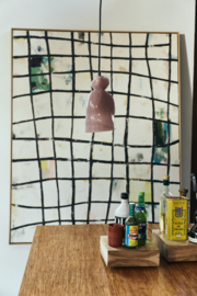 SSN0012 | Gemstone lamp, amethyst | Nienke Sikkema for HKLIVING