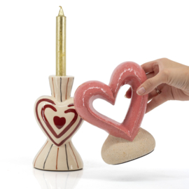 AS0882 | Aardewerk ornament heart Kokoro | HomeBound by Kolony