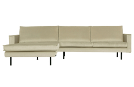 800905-206 | Rodeo chaise longue links - velvet pistache | BePureHome