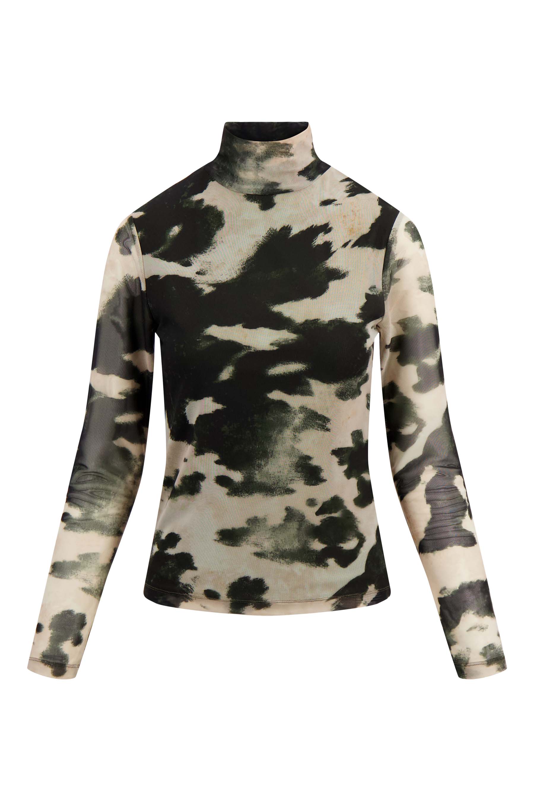 Meshtop met vlekkenprint - multicolor | Zusss