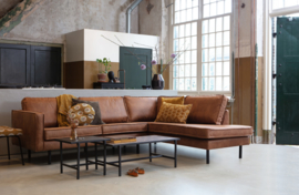 800971-B | Rodeo hoekbank rechts - cognac | BePureHome